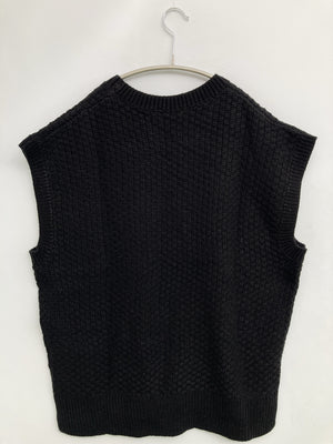 CINEMA CLUB/シネマクラブ/ベスト/トップス/ブラック/S