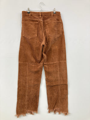 MOUSSY/マウジー/スラックス/パンツ/ブラウン/1