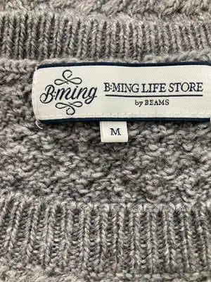 B:MING LIFE STORE/ビーミングライフストア/ニット/セーター/トップス/グレー/M