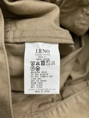 LENO/リノ/チノパンツ/パンツ/ブラウン/2