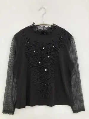 INNOCENTE/Tシャツ/カットソー/トップス/ブラック/M-L