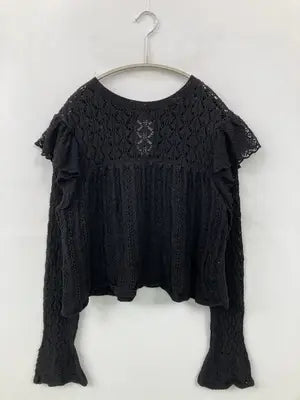 ZARA/ザラ/ニット/セーター/トップス/ブラック/USA M