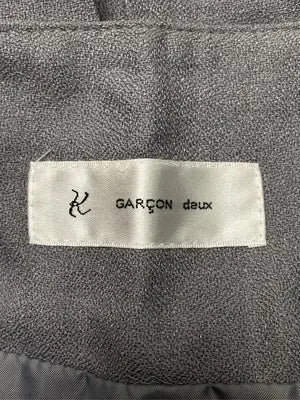 GARCON deux/ショート/ミニスカート/スカート/グレー/ウエスト64   ヒップ91    64-91