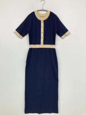 Andemiu/アンデミュウ/ワンピース/ワンピース/ドレス/ネイビー/F