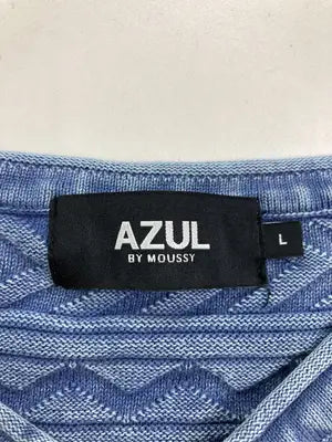 AZUL/アズール/Tシャツ/カットソー/トップス/ブルー/L