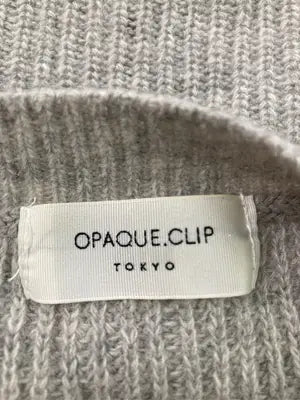 OPAQUE.CLIP/オペークドットクリップ/ニット/セーター/トップス/ベージュ/L