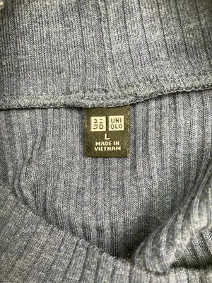 UNIQLO/ユニクロ/Tシャツ/カットソー/トップス/ネイビー/L