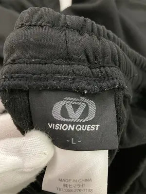 VISION QUEST/ジャージ/トラックパンツ/パンツ/ブラック/L