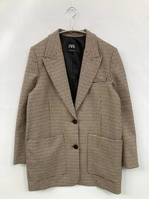 ZARA/ザラ/テーラードジャケット/ジャケット/アウター/ブラウン/USA S