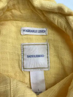 SADDLEBRED/シャツ/ブラウス/トップス/イエロー/L