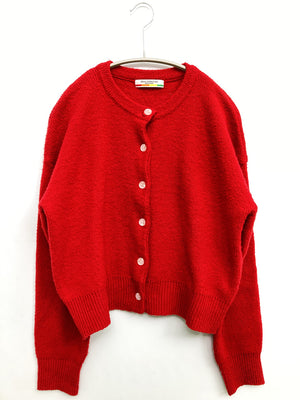 BBALJUNOCHO/バルジュノチョ/カーディガン/ボレロ/トップス/レッド