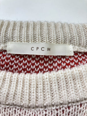 CPCM/シーピーシーエム/ニット/セーター/トップス/ホワイト/F