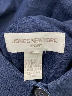 JONES NEW YORK/ジョーンズニューヨーク/シャツ/ブラウス/トップス/ネイビー/XL