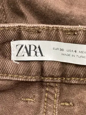 ZARA/ザラ/デニムパンツ/パンツ/ブラウン/EUR 36