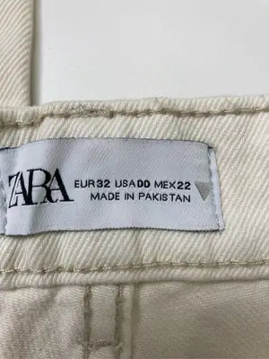 ZARA/ザラ/デニムパンツ/パンツ/ホワイト/USA00
