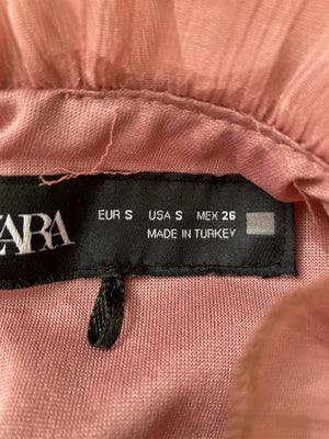 ZARA/ザラ/シャツ/ブラウス/トップス/オレンジ/S