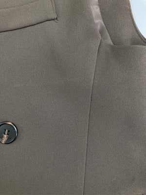 yansoo/ベスト/トップス/ブラウン/M