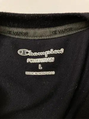 Champion/チャンピオン/Tシャツ/カットソー/トップス/ブラック/L