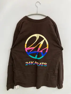 24KARATS/トゥエンティーフォーカラッツ/Tシャツ/カットソー/トップス/ブラウン/L