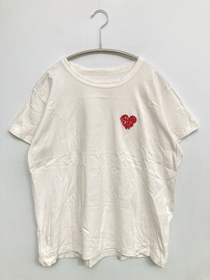 Tシャツ/カットソー/トップス/ホワイト/F