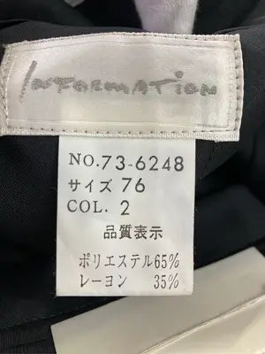 Information/スラックス/パンツ/ネイビー/76