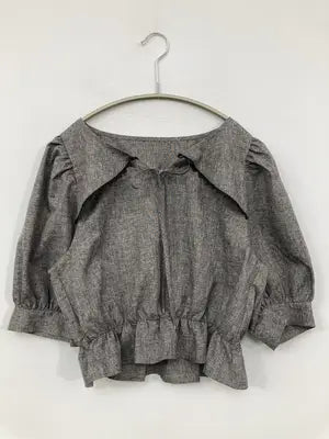 axes femme/アクシーズファム/シャツ/ブラウス/トップス/グレー/F