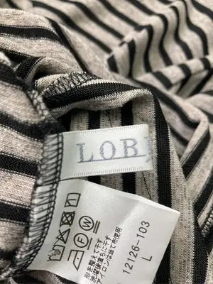 LOBJIE/Tシャツ/カットソー/トップス/ブラック/L