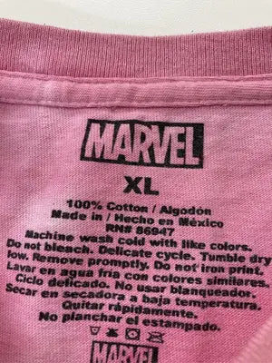 MARVEL/マーベル/Tシャツ/カットソー/トップス/ピンク/XL