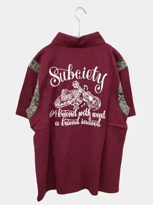 Subciety/サブサエティ/ポロシャツ/トップス/レッド/M