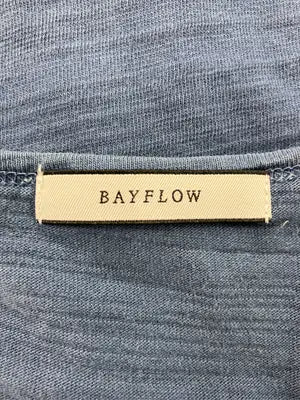 BAYFLOW/ベイフロー/Tシャツ/カットソー/トップス/ブルー/3