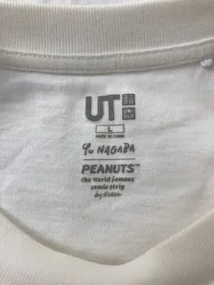 UNIQLO/ユニクロ/Tシャツ/カットソー/トップス/ホワイト/L
