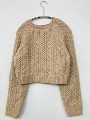 カーディガン/ボレロ/トップス/ベージュ