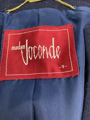 MADAM JOCONDE/ノーカラージャケット/ジャケット/アウター/ネイビー/9