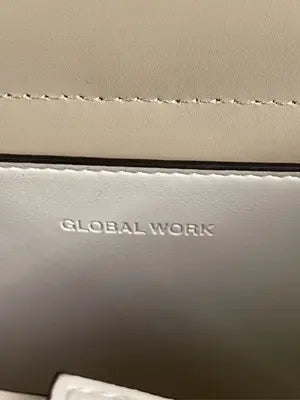 GLOBAL WORK/グローバルワーク/ハンドバッグ/バッグ/アイボリー