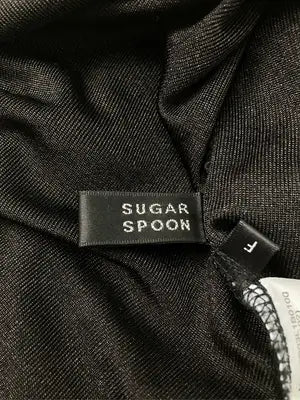 SUGAR SPOON/シュガースプーン/Tシャツ/カットソー/トップス/ブラック/F