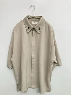 Loose/ルース/シャツ/ブラウス/トップス/グレー/S