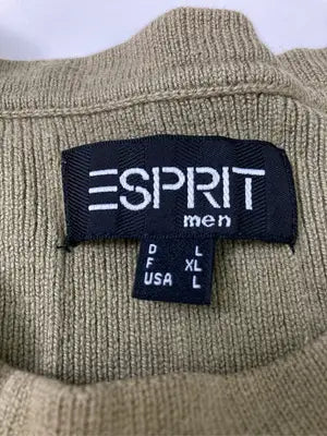 ESPRIT/ニット/セーター/トップス/カーキ/XL