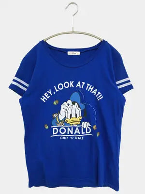 Disney/ディズニー/Tシャツ/カットソー/トップス/ブルー/M
