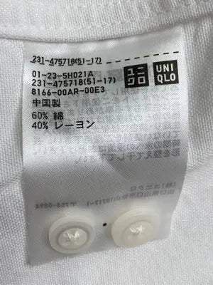UNIQLO JW Anderson/ユニクロジェイダブリューアンダーソン/シャツ/ブラウス/トップス/ホワイト/L