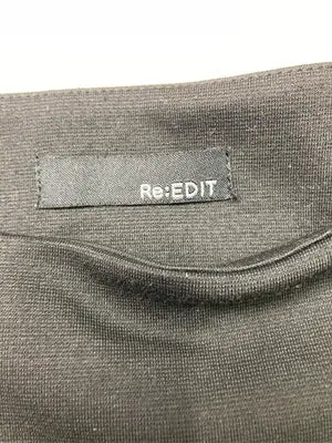 Re:EDIT/リエディ/Tシャツ/カットソー/トップス/ブラック/M