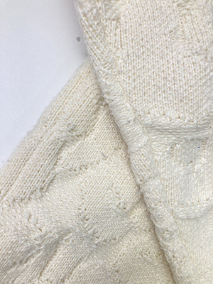 EKCOOKIES/ニット/セーター/トップス/ホワイト/L