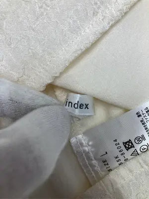 index/インデックス/シャツ/ブラウス/トップス/アイボリー/L