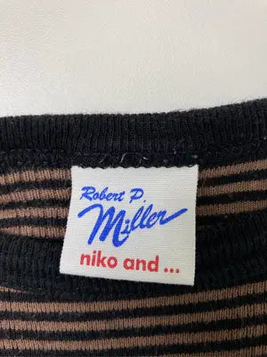 niko and .../ニコアンド/Tシャツ/カットソー/トップス/ブラウン/L