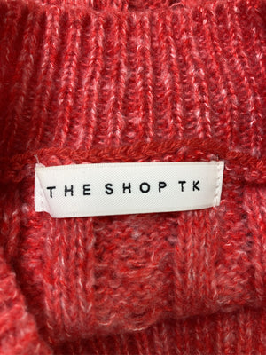 THE SHOP TK/ザショップティーケー/ニット/セーター/トップス/レッド/M