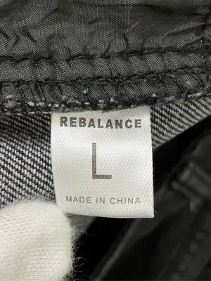 REBALANCE/デニムパンツ/パンツ/ブラック/L