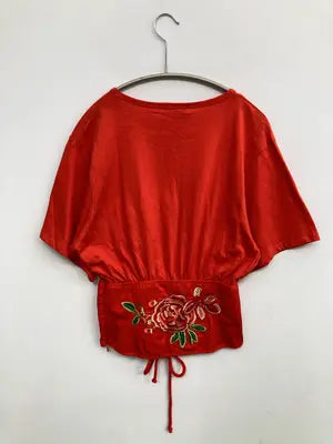 ZARA/ザラ/Tシャツ/カットソー/トップス/レッド/S