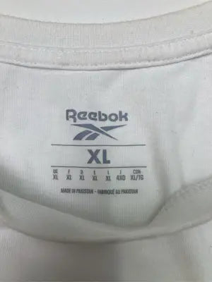 Reebok/リーボック/Tシャツ/カットソー/トップス/ホワイト/XL