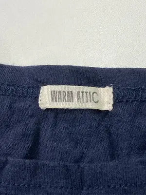 WARM ATTIC/Tシャツ/カットソー/トップス/ネイビー/M～L