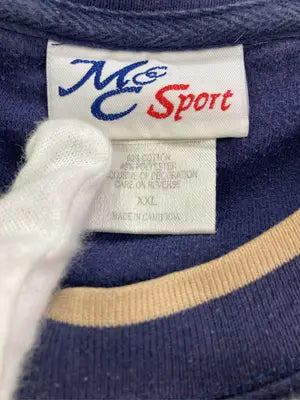 M&C Sport/エムアンドシースポーツ/Tシャツ/カットソー/トップス/ネイビー/xxl