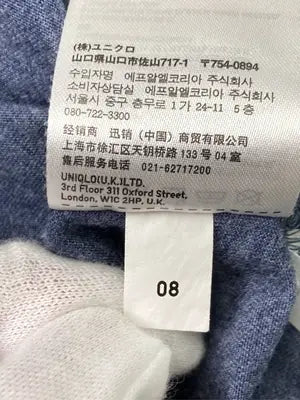 UNIQLO/ユニクロ/Tシャツ/カットソー/トップス/ネイビー/L